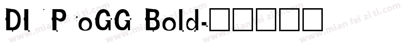 DINProGG Bold字体转换